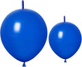 Link Balloons Blue 6 Inch 12 Inch Latex Quick Linkale Balloon 160 Pcs for Birthday, Halloween, Christmas, Party Festival Decorations