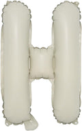 16 inch Cream Letter A to Z Alphabet Number 0-9 Foil Balloons Letter Birthday Party Wedding Decoration event & party supplies birthday balloons (16 inch Cream H)