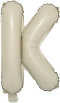 16 inch Cream Letter A to Z Alphabet Number 0-9 Foil Balloons Letter Birthday Party Wedding Decoration event & party supplies birthday balloons (16 inch Cream K)