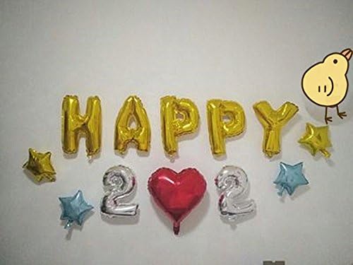 Glanzzeit 16 Inch Gold Balloons Decor Letters A to Z Numbers 0 to 9 for Wedding Prom Birthday Party (Letter P)