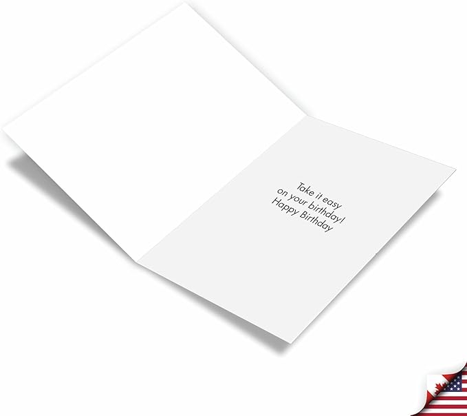 NobleWorks - Pack of 3 Funny Cat Birthday Greeting Cards w/Envelopes, Workout, Gym, Exercise, Animals Lover Humor, Kitten Notecard (1 Designs, 3 Each) - Diddly Squats C3955BDG-C3x1