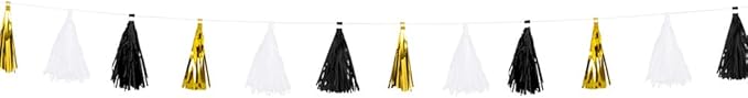 Boland 50352 Party Time Ribbon Garland 3M 3 Colors Party Decoration Birthday Garland