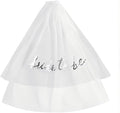 Bridal veil Bride to Be Gold Foil Print Veil for Bachelorette Party Bridal Shower Wedding Veil Engagement Party Favors