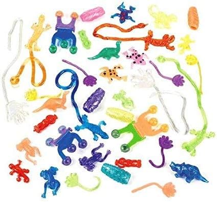 35 Sticky Stretchy Toys Assorted Novelty Party Favors