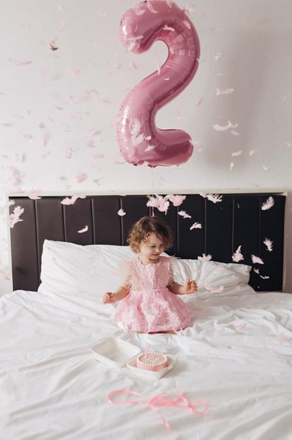40 Inch Pearl Pink Numbers 9 Balloon, Balloons Decorations for 9 19 90 Birthday Party, Engagement, Wedding, Graduations, Photo Shoot Supplies