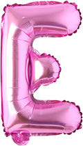 16" inch Single Rose Red Alphabet Letter number Balloons Aluminum Hanging Foil Film Balloon Wedding Birthday party decoration banner Air Mylar Balloons (16 inch Rose Red E)