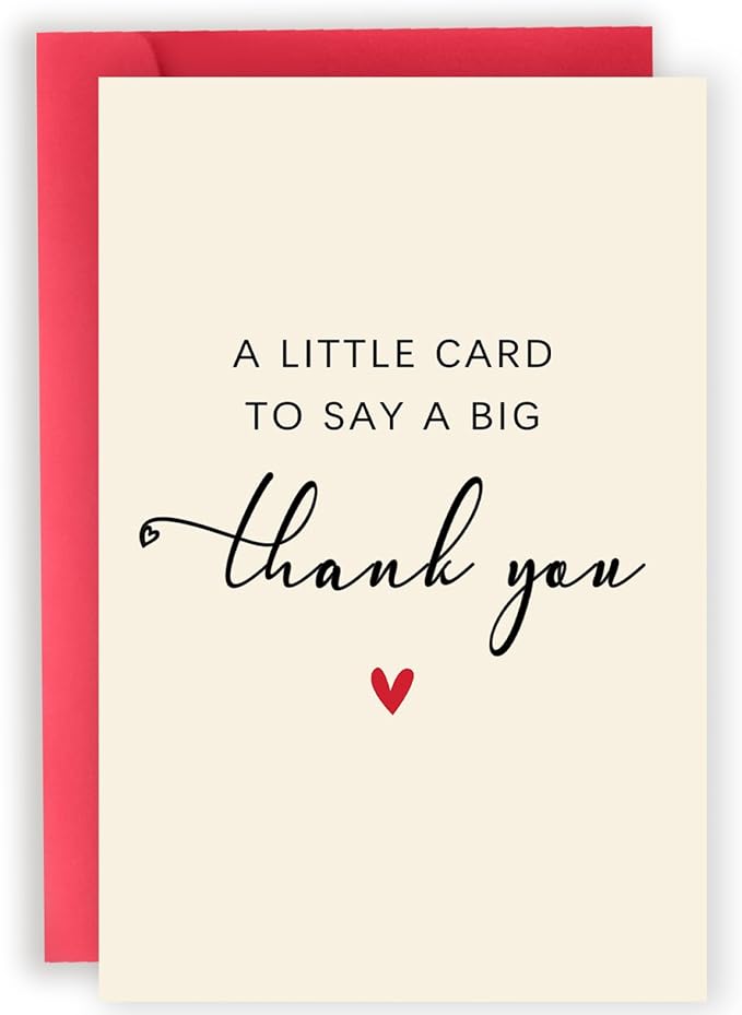 Funny Thank You Card Gifts for Men Women, Bets Appreciation Gifts Card for Boss Teacher Doctor Coach Coworker Friends