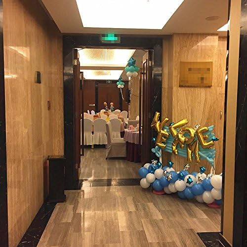 Glanzzeit 16 Inch Gold Balloons Decor Letters A to Z Numbers 0 to 9 for Wedding Prom Birthday Party (Letter C)