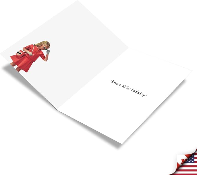 NobleWorks - 1 Sassy Happy Birthday Card Funny - Hilarious Grown-Up Card for Women, Wife, Stationery Humor - Good Looking C7024BDG