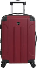 Travelers Club Chicago Hardside Expandable Spinner Luggage, Rhubarb, 22" Carry-On