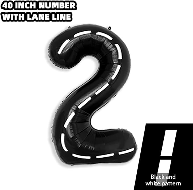 134pcs Balloons Race Car Birthday Party Supplies Decorations for Boys - Racing car Theme Party Supplies Happy Birthday Racecar Number Balloons Garland Kit Vroom Birthday Party Decorations