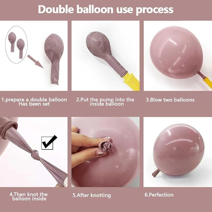 Pink Brown Balloon Arch Kit Double Stuffed Light Dusty Rose Pink Mauve Sand White Cream Nude Tan Balloon Garland for Birthday Baby Shower Cowgirl Bridal Wedding Western Party Decoration