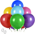 Assorted Rainbow Balloons 10 Pack 36 inch Round Bright Latex Balloons Assorted Colors for Birthday Baby Shower Wedding Party Birthday Decorations Supplies Arch Garland