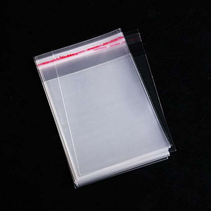 Self Sealing Cellophane Bags Self Adhesive, 3x5 Inches 240pcs Clear Resealable Cellophane Bags for Packaging Cookies, Party Favors, Products, Candy