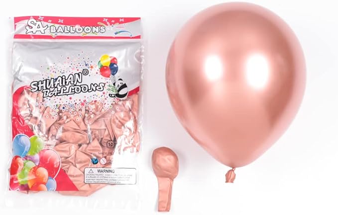 Navy Blue Rose Gold Pink Burgundy Balloons Garland with 142pcs 18/10/5/Inch Metallic Chrome Balloons for Thanksgving Birthday Party Wedding Graduation Bridal Shower Decorations (Navy Blue Burgundy)