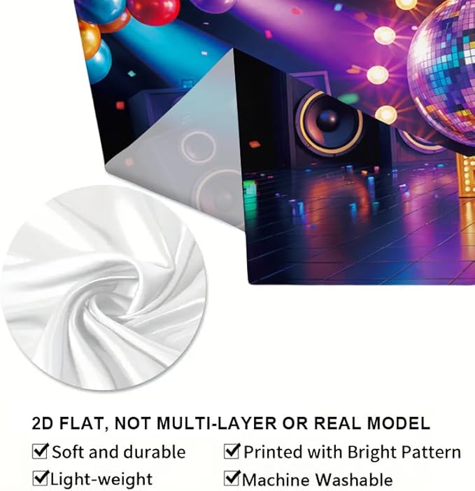 71x43 inch Birthday Party Porch Banner Large hanging decoration for indoor and outdoor use, made of reusable high-strength fabric with shiny letters and balloon design, suitable for terrace, deck, and backyard celebrations, easy to hang and store.