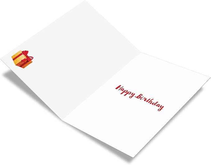 NobleWorks - 1 Happy Birthday Card with Funny Animals - Wildlife and Pet Humor, Fun Birthday Celebration Notecard - Otterly Awesome E C6574EBDG