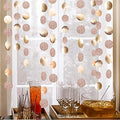 Shining Champagne Hanging Garland Streamer Glitter Bunting Banner Backdrop for Wedding Baby Shower Birthday Xmas Decor - 40 Feet