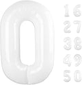 40 Inch Number Balloon White 0 Balloon Party Decorations 10 20 30 40 50 60 Giant Jumbo Foil Balloons 0 Balloon 10 Birthday Boy Girl for Birthday Party