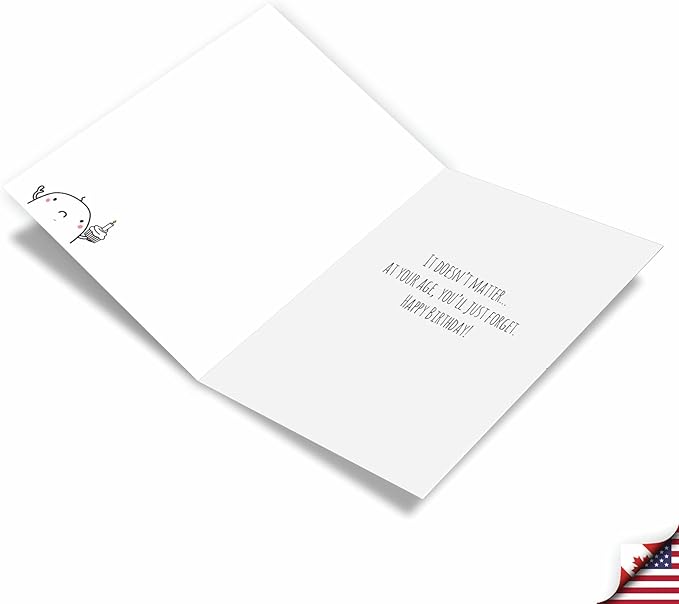 NobleWorks Hilarious 50th Milestone Birthday Greeting Card with 5 x 7 Inch Envelope (1 Card) Forget It-50 C10251MBG