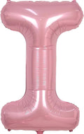 Pink Letter I Balloons - 40 Inch Mylar Helium Large Pink I Balloons for Birthday Party & Anniversary Decorations