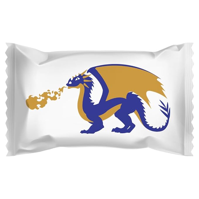 Party Sweets Dragons Soft Sours, Bite-Sized Soft Sour Candy, Appx 300 candies, 7-Ounce Bags (Pack of 6)