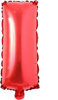 40 inch Red big size Number Letter alphabet Foil Helium Float Balloons Birthday Wedding Party Celebration decoration Air ball (40 INCH Red I)