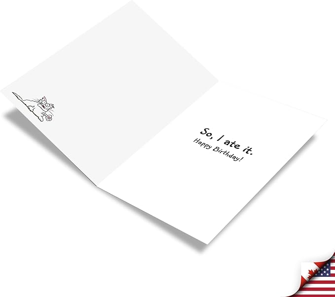 NobleWorks - 1 Awesome Birthday Greeting Card - Cartoon Art, Happy Funny Bday Note - Little Bird C9592BDG