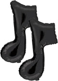 Set of 2 Single Music Note Jumbo 36" Foil Party Balloons