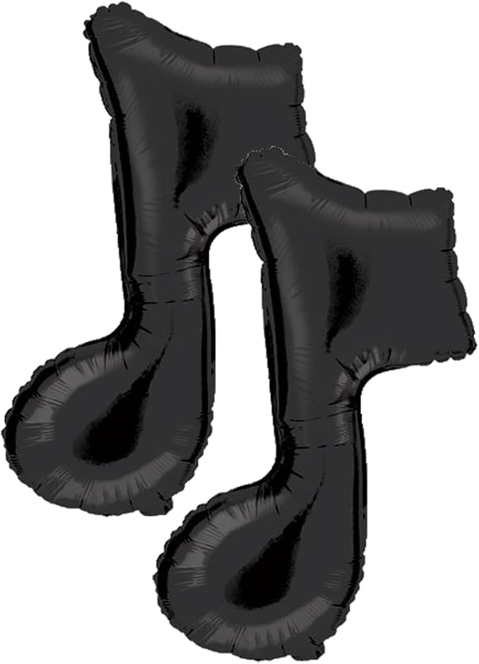 Set of 2 Single Music Note Jumbo 36" Foil Party Balloons