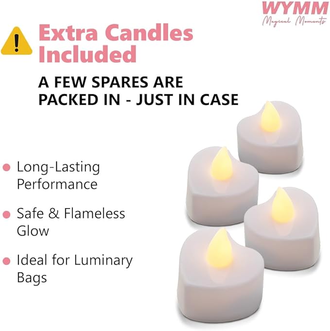 "Congratulations Decorations Light up Letters with Tea Lights Candles and Rose Petals Included - Luminary Paper Bags to be Used as Congratulations Banner and Congrats Banner for Your Loved One