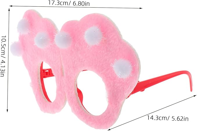 Easter Bunny Paw Glasses Fun Decorative Frames for Boys and Girls for Easter Parties Photo Booth Props and Festive Celebrations Comfortable and Multiuse Design