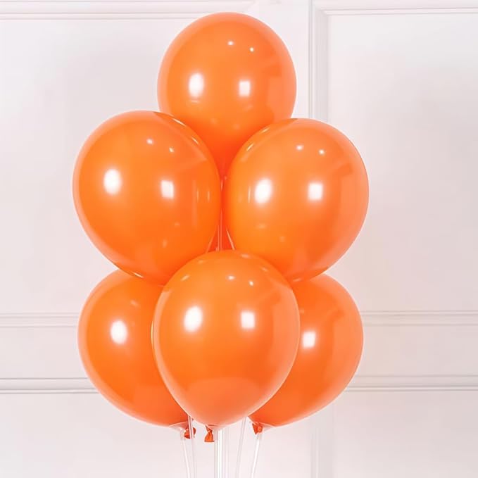 400 Pcs Orange Balloons 12 Inch Bulk Latex Balloon for Birthdays Weddings Party Decorations