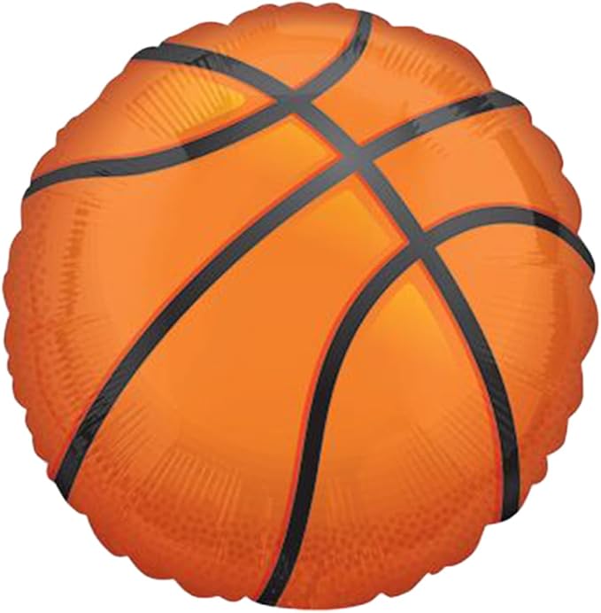 Basketball Jumbo 28" Foil Party Balloon