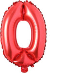 40 inch Red big size Number Letter alphabet Foil Helium Float Balloons Birthday Wedding Party Celebration decoration Air ball (40 INCH Red 0)