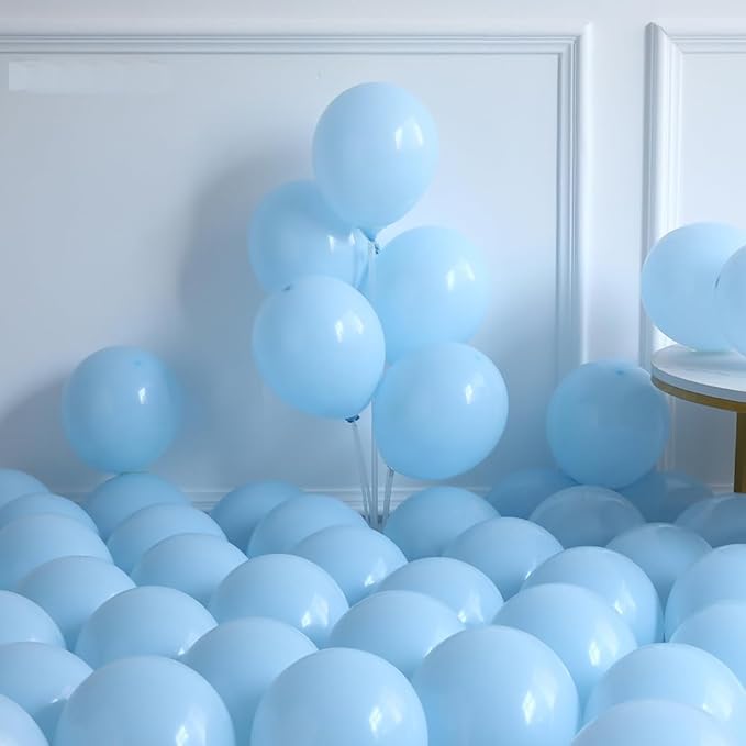 190Pcs Blue Balloon Garland Arch Kit,Dog Paw Birthday Party Decorations,Pastel Pink Blue Daisy Sunflower Balloons with Bone Foil Balloons for Boys Girls Baby Shower Blue Puppy Party Decorations