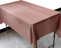 2 Pcs Light Brown Plastic Tablecloths Disposable Xmas Table Covers Halloween Table Cloths BBQ Picnic Birthday Christmas Party Cover Waterproof Oil-proof Table Cloth Thin Party Table Cloths 54 x 108 In