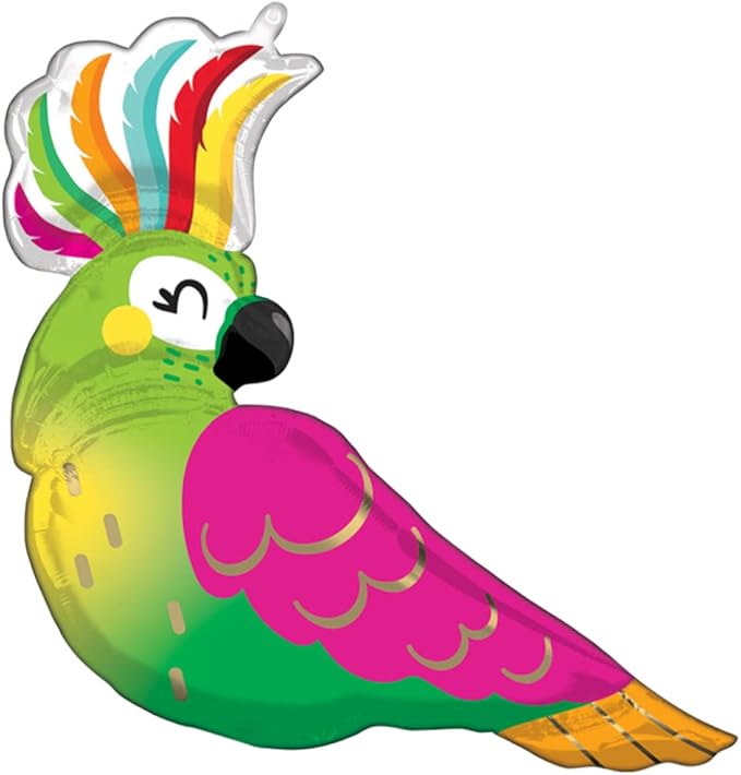 Tropical Parrot Jumbo 31" Foil Party Balloon