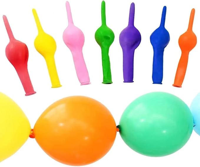 Link Balloons Green 12 Inch Latex Quick Linkale Balloon 160 Pcs for Birthday, Halloween, Christmas, Party Festival Decorations