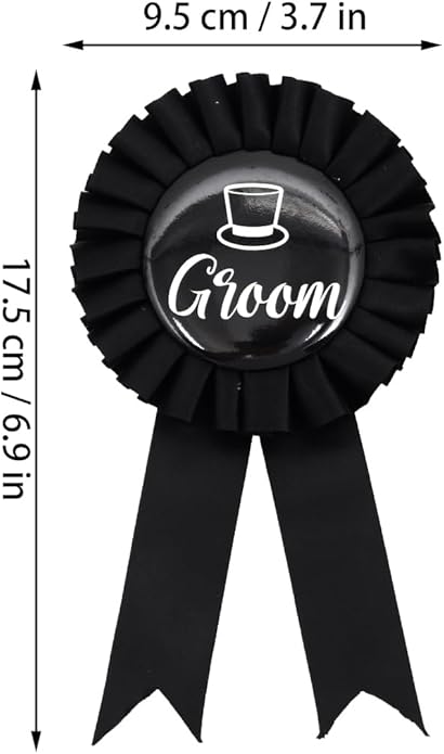 Bride and Groom Pin set - Wedding Party Supplies Engagement Party Favors | Bridal Shower Buttons Bachelorette Decorations Just Married Gift Engaged Pins Decor Accessories Couples Gifts Badge Button