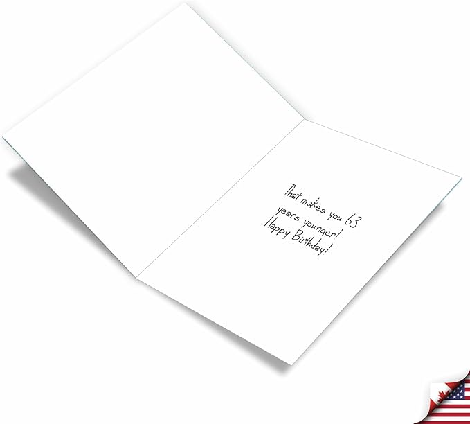 NobleWorks - Extra Large Funny 101th Milestone Birthday Greeting Card 8.5 x 11 Inch with Envelope (1 Pack) Large Jumbo 101 In Celsius J2759MBG