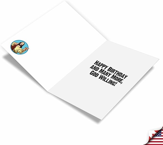 NobleWorks Humorous 60th Milestone Birthday Greeting Card with 5 x 7 Inch Envelope (1 Card) See You Soon - 60 C10005MBG