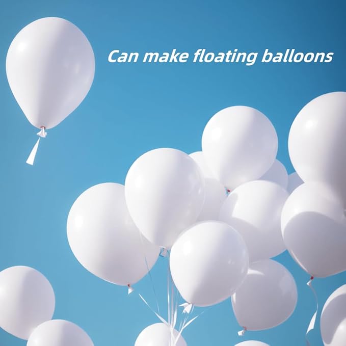 600 Pack White Balloons - 12 Inch White Latex Party Balloons - for Wedding, Birthday, Baby Shower, and More ZWZLIULIAN