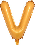 16" inch Single Orange Alphabet Letter Number Balloons Aluminum Hanging Foil Film Balloon Wedding Birthday Party Decoration Banner Air Mylar Balloons (16 Inch Orange V)
