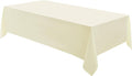 VidaFete 1 Pack Tablecloth 90 * 156inch Rectangle Table Cloth Polyester, Stain Wrinkle Resistant Polyester Dining Table Cover for Kitchen Dinning Party Wedding Tabletop Buffet Decoration(Ivory)