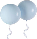 36 Inch Giant Round Balloons Macaron Blue 6 Packs Latex Balloons for Photo Shoot Wedding Baby Shower Birthday Party Decorations