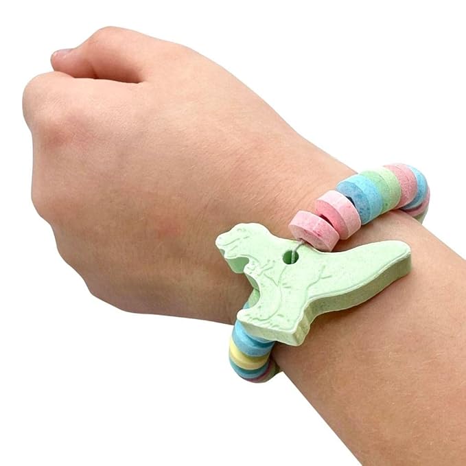 Dinosaur Candy Bracelets - Individually Wrapped Bulk (24 pieces) - Great for Dinosaur Birthday - Party Favors - Dino Goodie Bags - Baby Shower - Pinata - Party Favor Candy for Kids