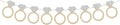 Ring Banner Bachelorette Party Decorations, Pre-Strung Bridal Shower Decorations, Glitter Engagement Party Decorations, Wedding Banner for Wedding Couples Shower Married Signs Backdrop