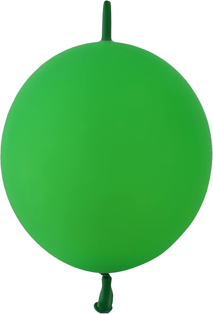 IN-JOOYAA 6 Inch Green Latex Link Balloon 100 Pcs Quick Linkable Balloon for Party Decoration