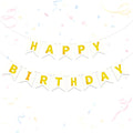 Happy Birthday Banner Gold Happy Birthday Sign Birthday Decorations for Birthdays Party Backdrop Wall Decor Gold Happy Birthday Sign for Men Women Party Supplies